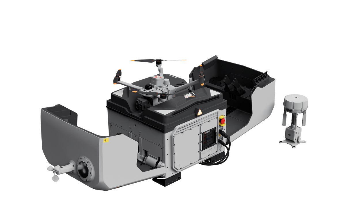 DJI Dock 4 Combo mit DJI Matrice 5TD, O4 Ground Station und Fallschirm